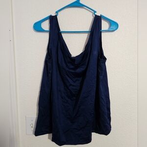 Navy Blue Sleeveless Top